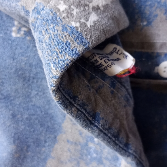 Vintage Paint Stokes Smooth Jazz Button-Up Shirt - Picture 6 of 6